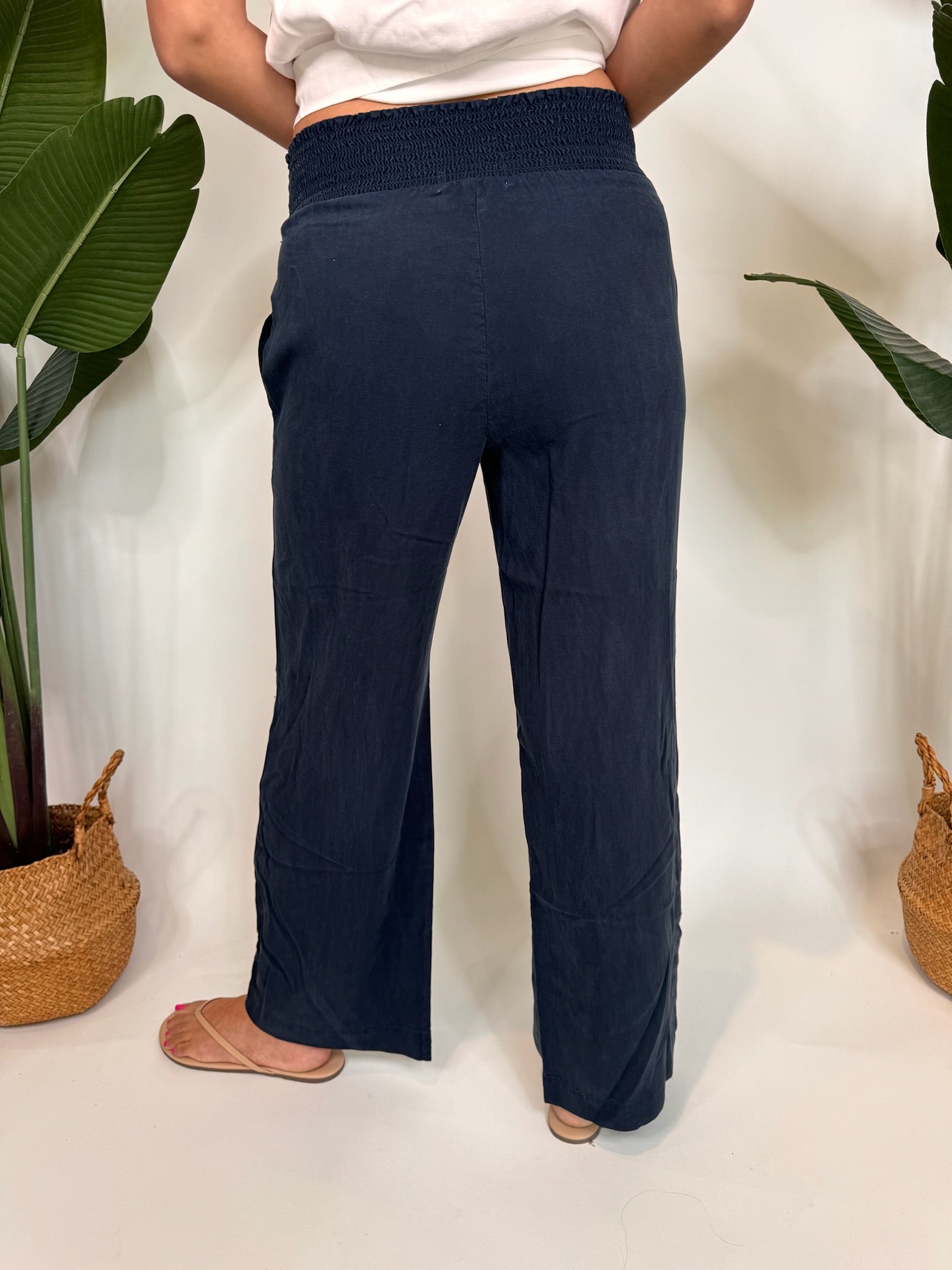 Bella Dahl Wide Leg Pant Endless Sea