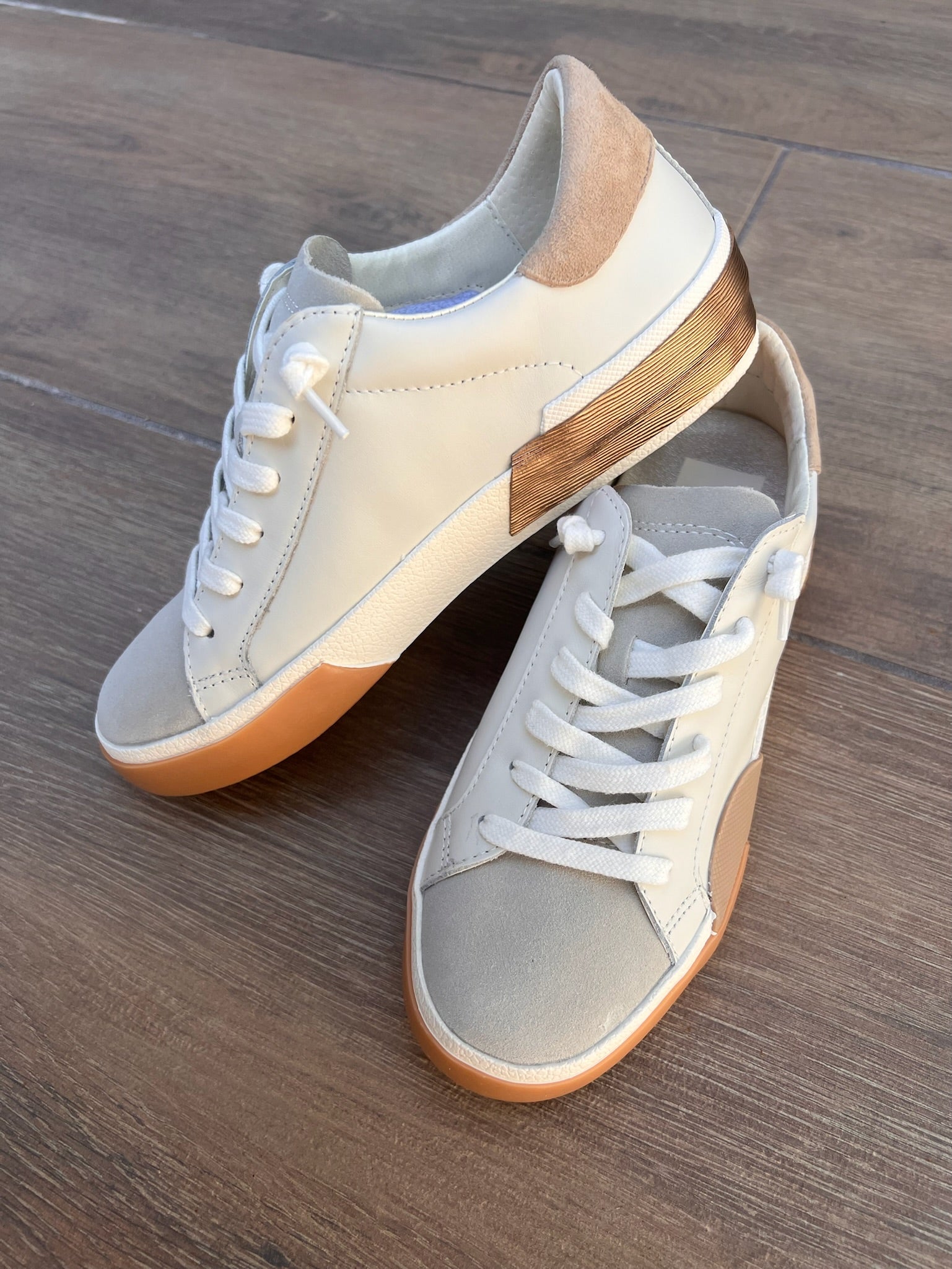 Dolce Vita Zina Sneaker White/Tan