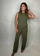 Phie Knit Pant Sage | Vagabond Apparel Boutique