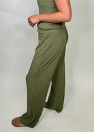 Phie Knit Pant Sage | Vagabond Apparel Boutique