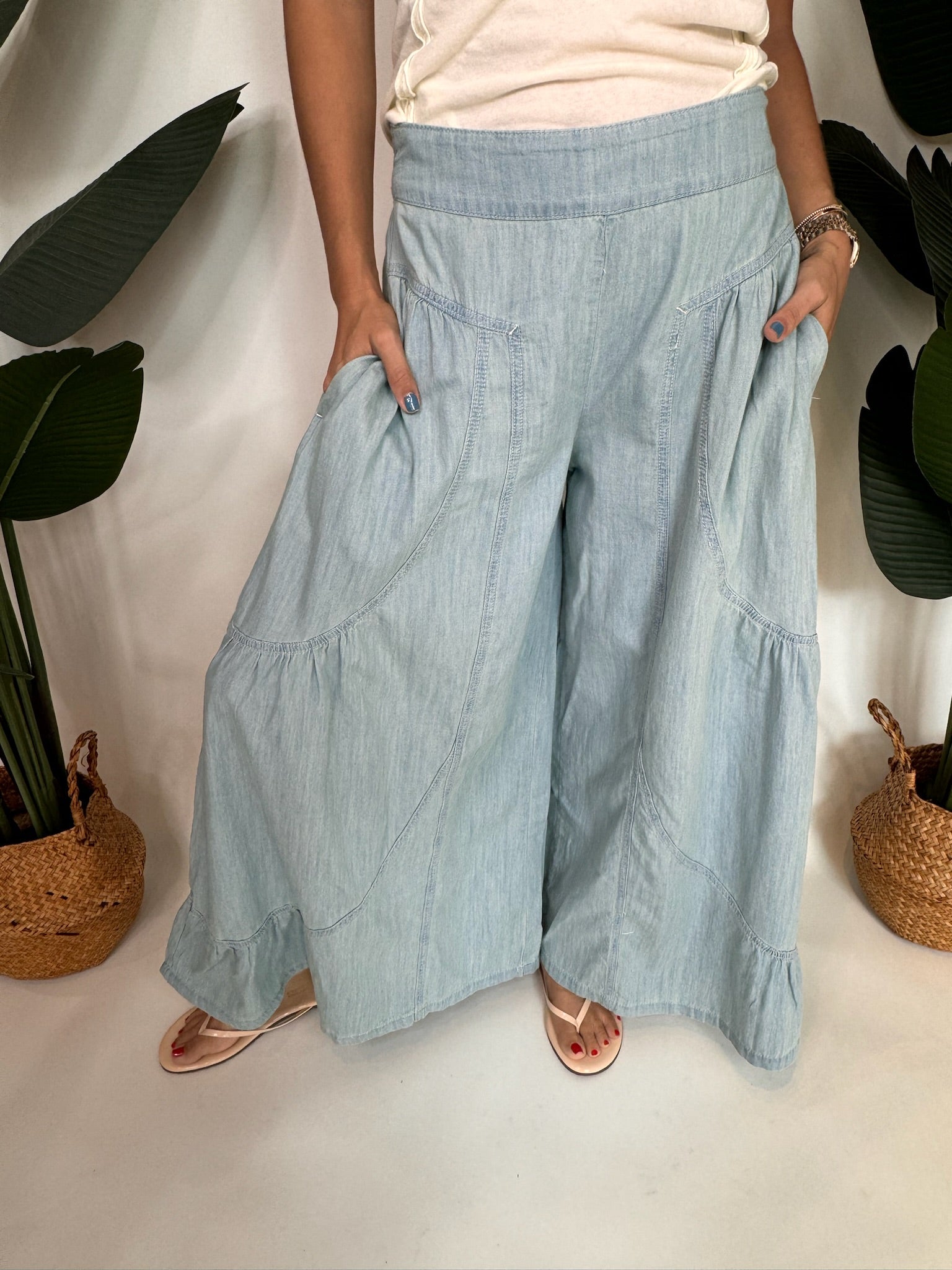 Free People Dawn On Me Pant Moonlit