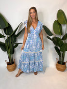 Walker and Wade Adele Dress Coastal Blue