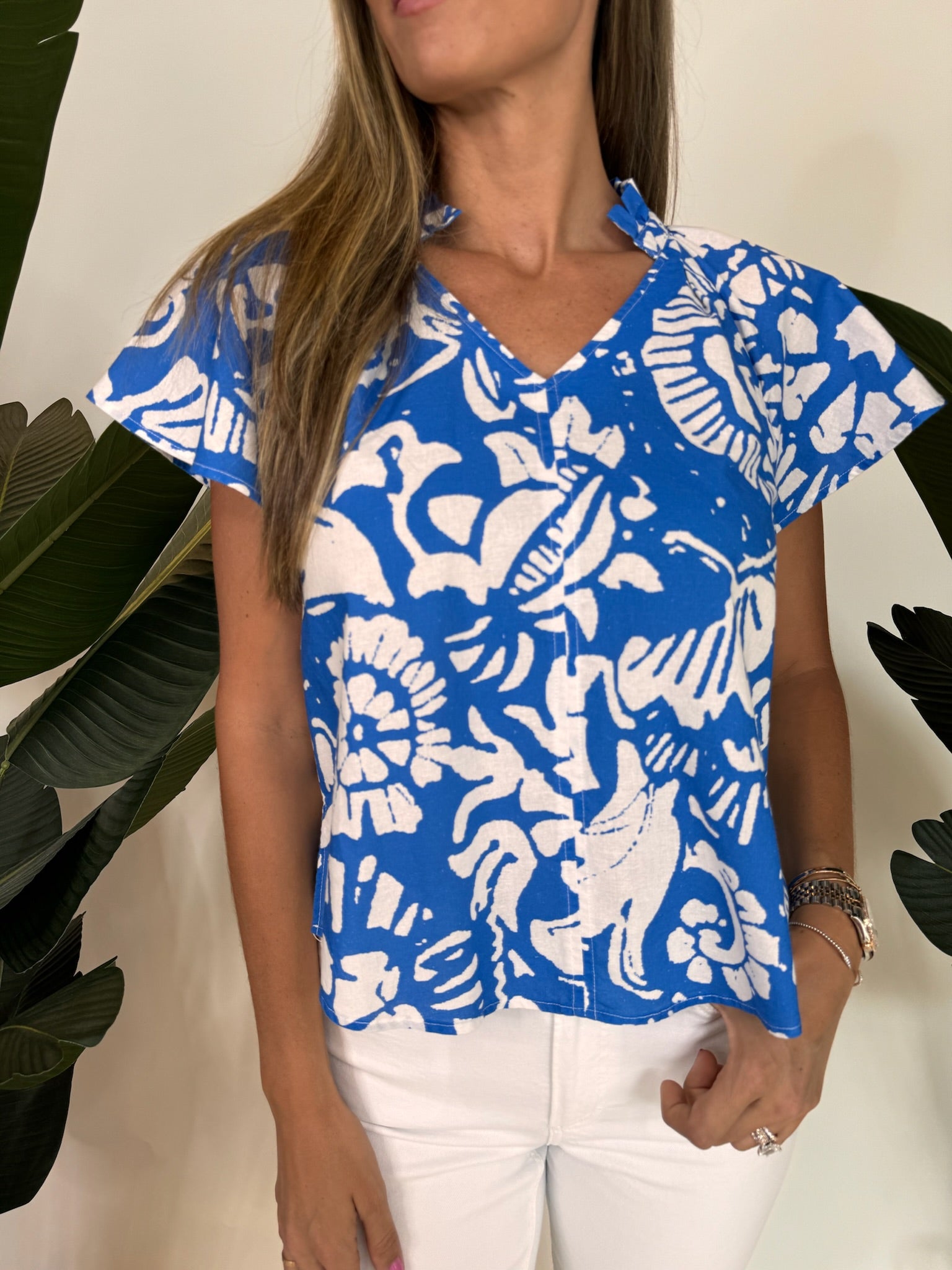 Melissa Nepton Patty Batik Top Floral