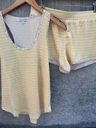 PJ Salvage Stripe Fields Tank Sunshine