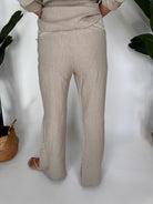 Fresh Laundry Foldover Linen Pant