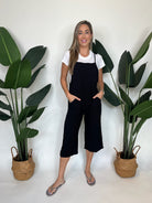 Bobi Crop Wide Leg Overalls