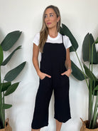 Bobi Crop Wide Leg Overalls