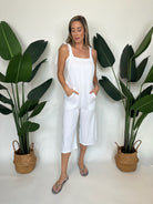 Bobi Crop Wide Leg Overalls