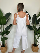 Bobi Crop Wide Leg Overalls