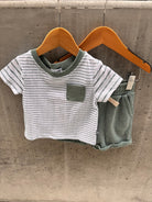 Splendid Infant Boy Seaspray Stripe Tee Set