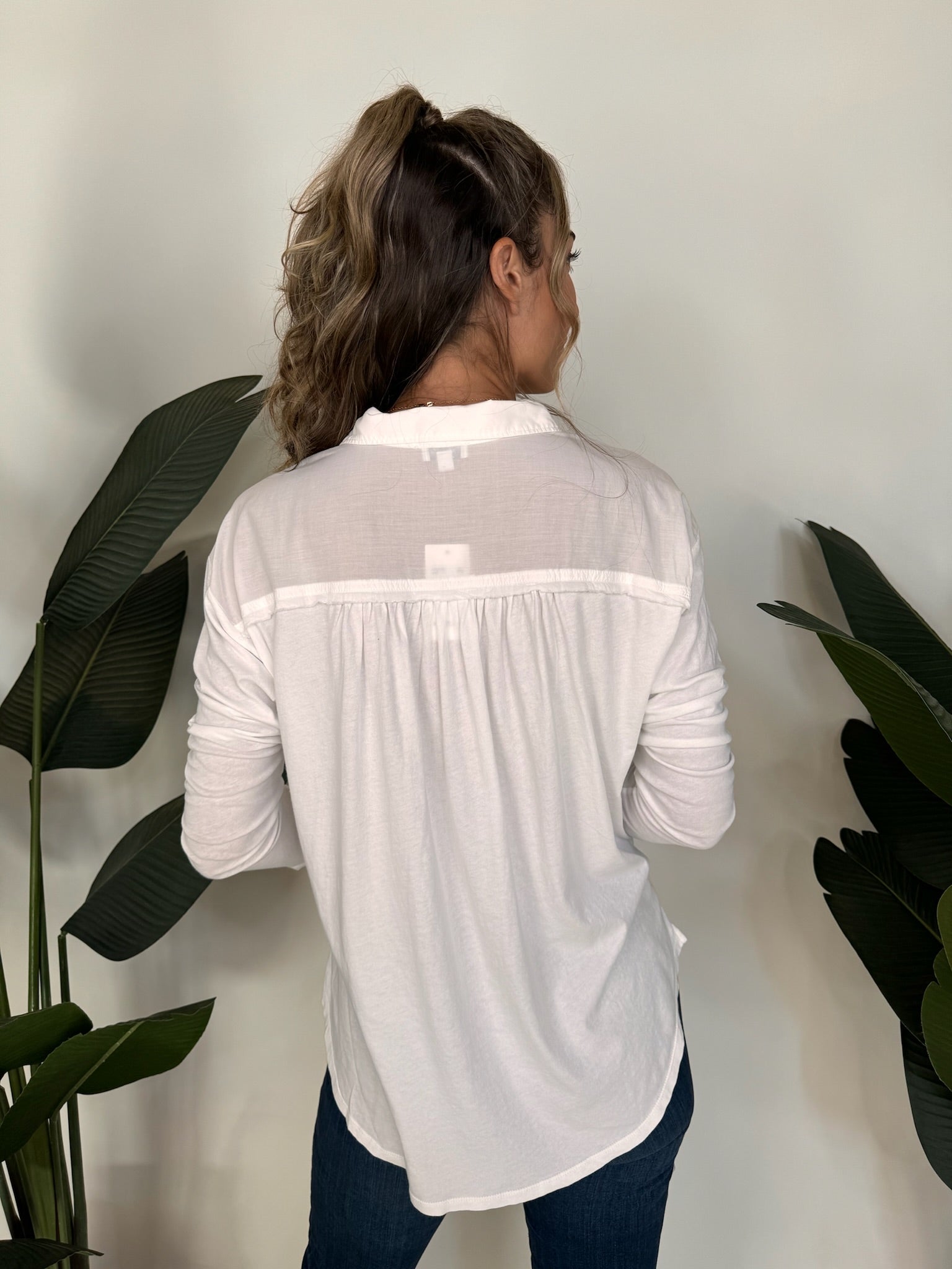 Splendid Paige Shirt White | Vagabond Apparel Boutique