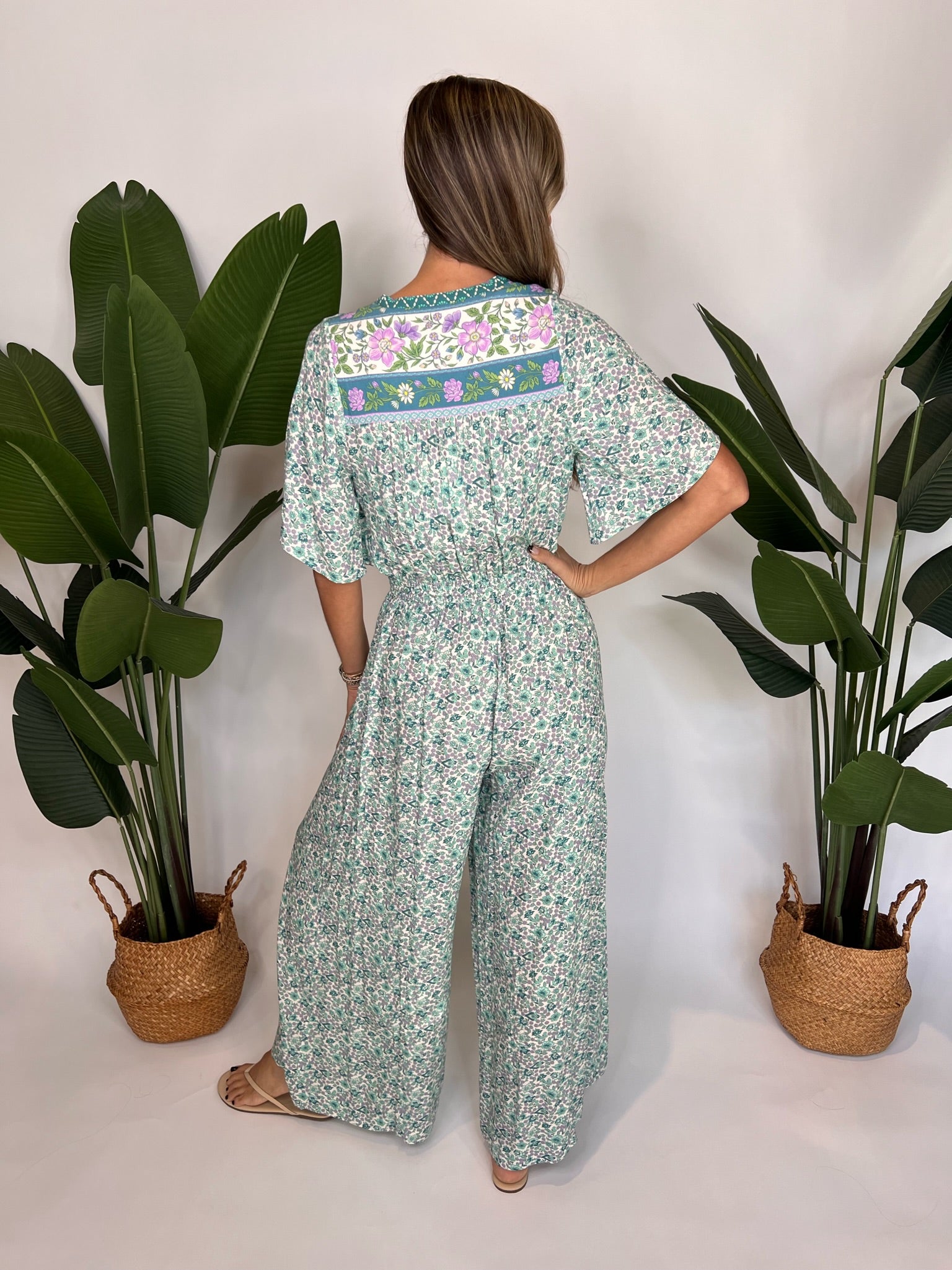 Spell Sienna Jumpsuit Jade