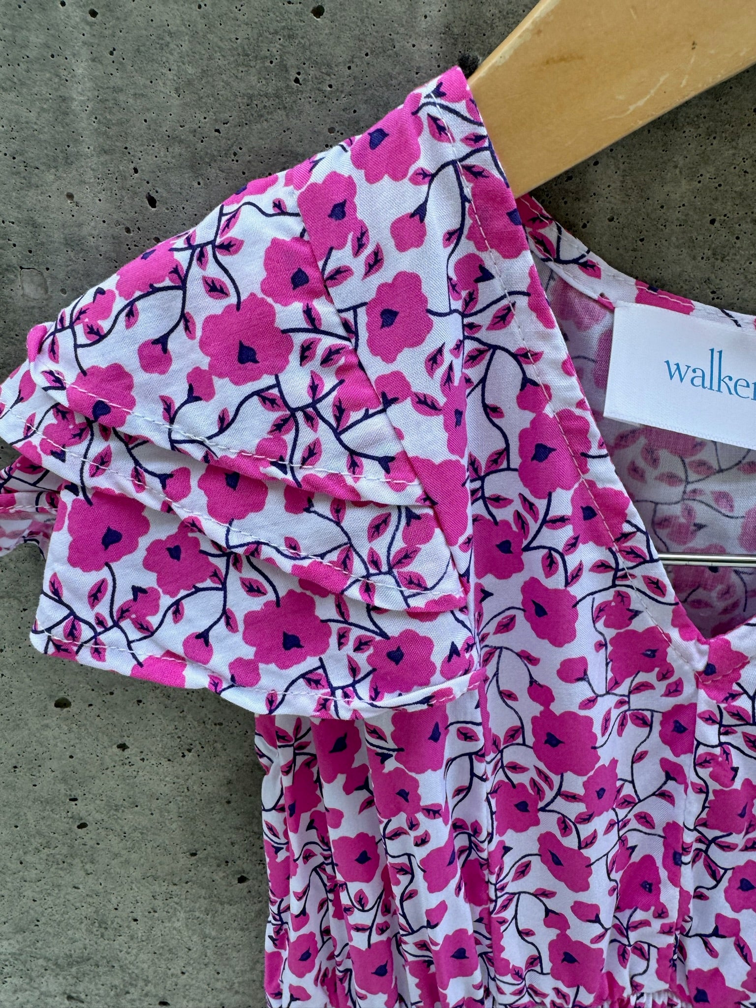 Walker & Wade Kid Zoey Dress Pink Poppy | Vagabond Apparel Boutique