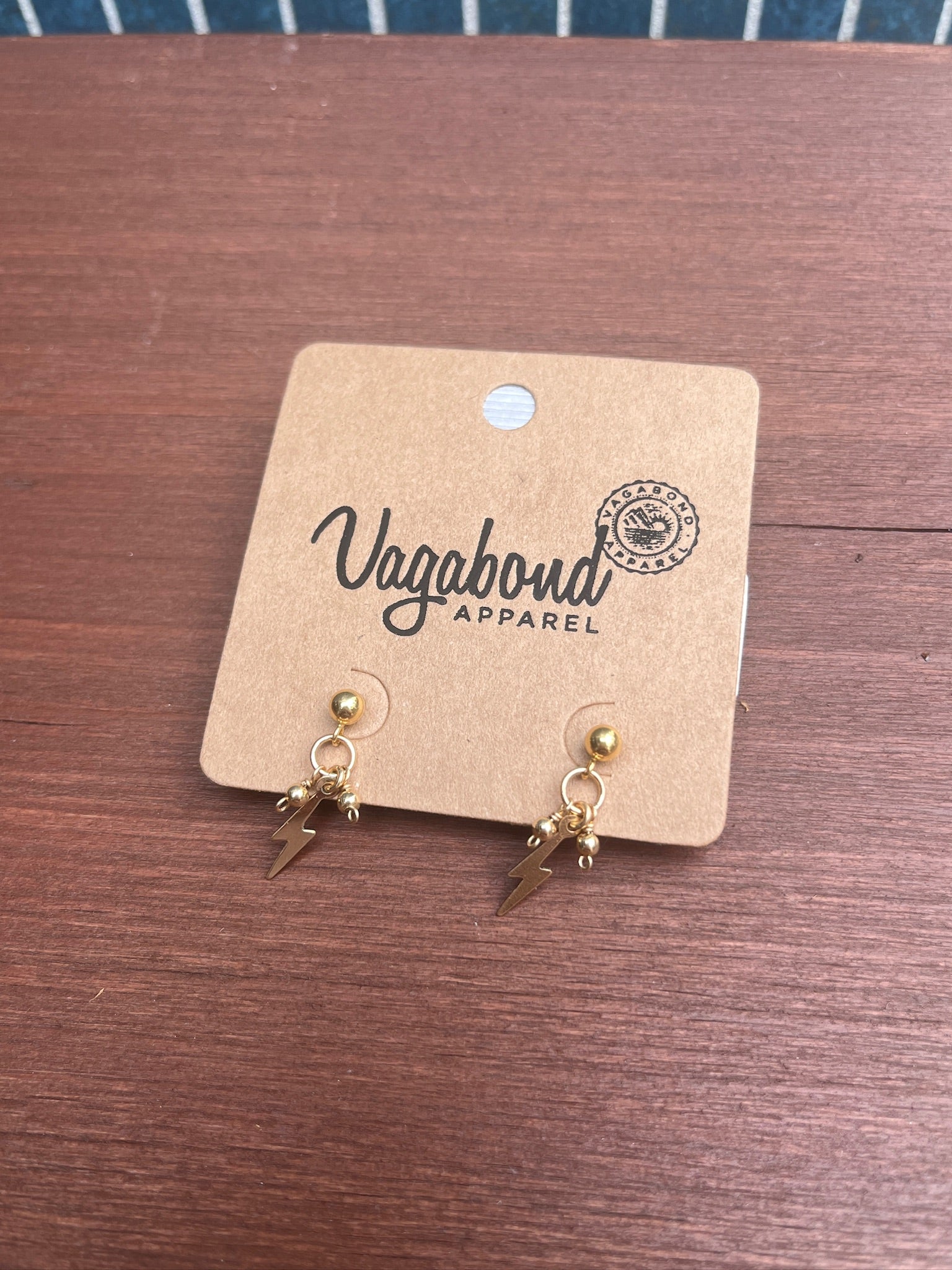 Beachybeads Lightning Ring Stud Earring | Vagabaond Apparel Boutique