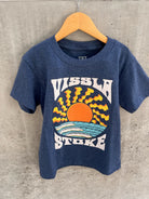 Vissla Kid Solar Tee Vintage Navy