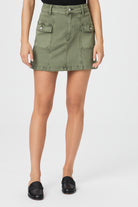 Paige Jessie Cargo Skirt Vintage Ivy Green