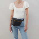 Hobo Juno Belt Bag Pebbled Black | Vagabond Apparel Boutique