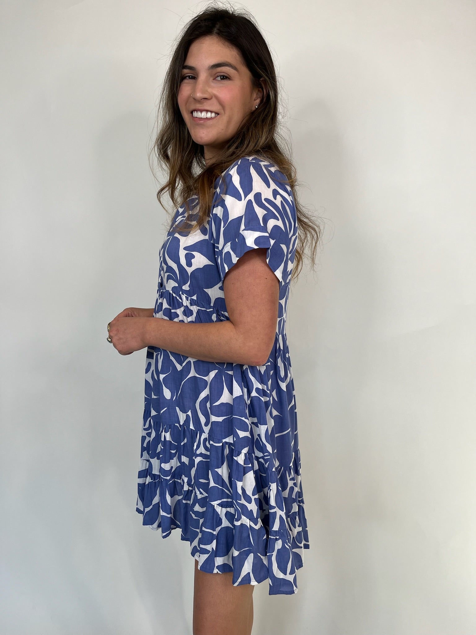 Khush Heinui Dress Frangipani Denim | Vagabond Apparel Boutique