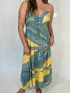 Khush Mavie Dress Sunshine Aqua | Vagabond Apparel Boutique