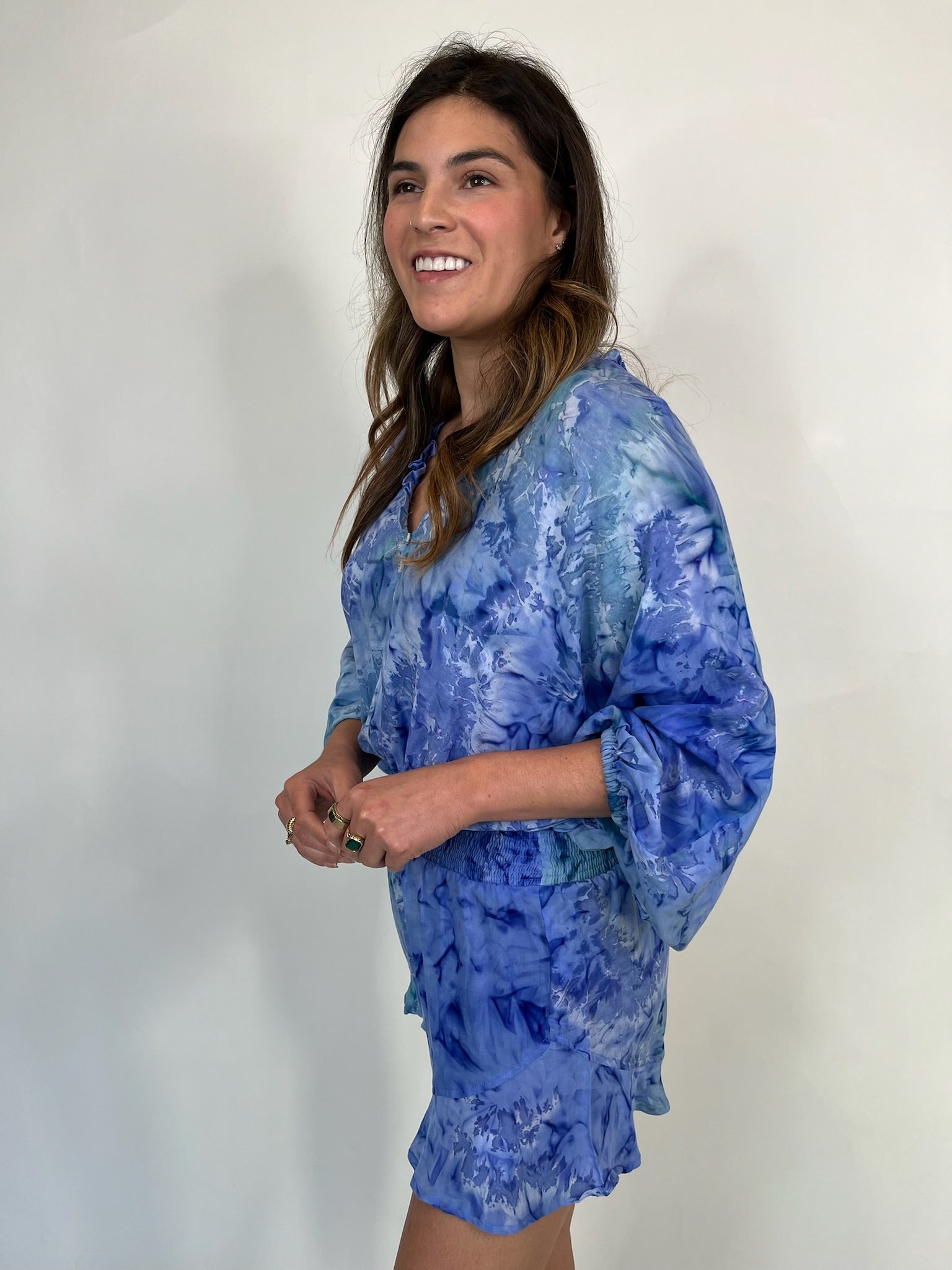 Khush Tuscany Romper Kilauea Blue | Vagabond Apparel Boutique