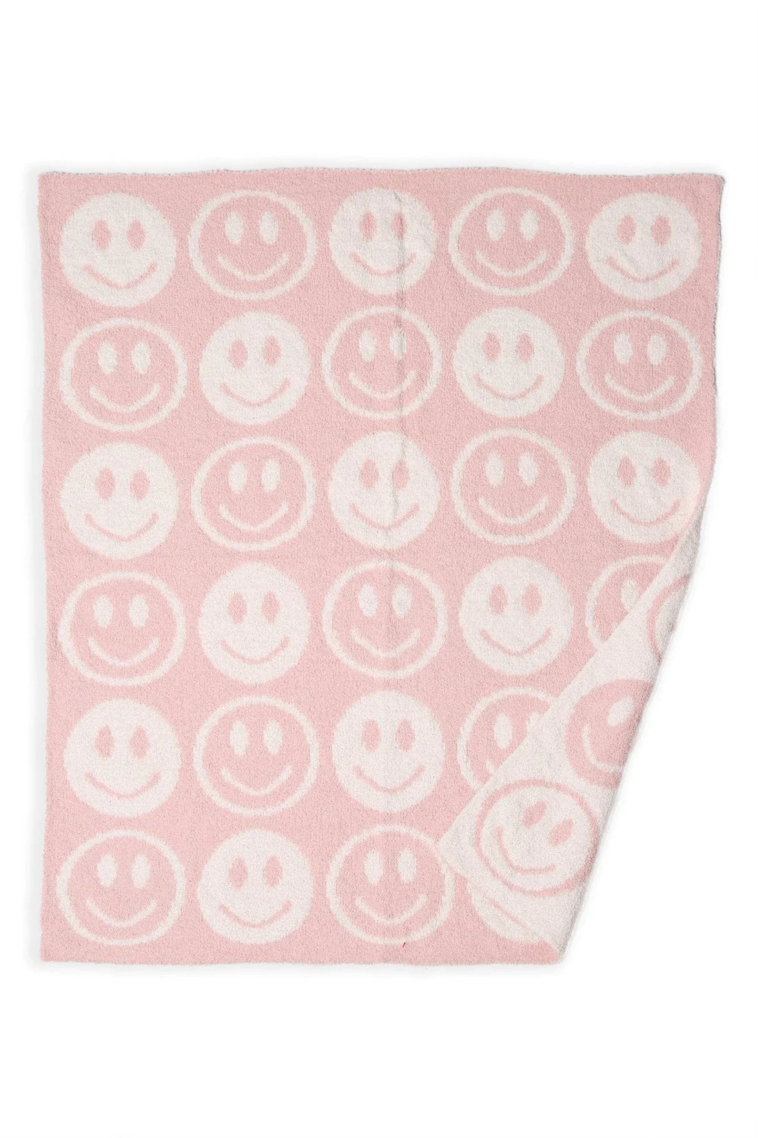 Mimi Super Lux Smiley Face Throw Blanket | Vagabond Apparel Boutique