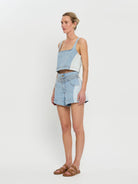 Kivari Carla Denim Top  | Vagabond Apparel Boutique