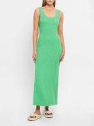 Kivari Martina Maxi Knit Dress Green | Vagabond Apparel Boutique