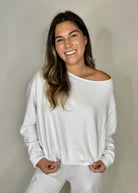 LA Made Maggie Off Shoulder Pullover | Vagabond Apparel Boutique