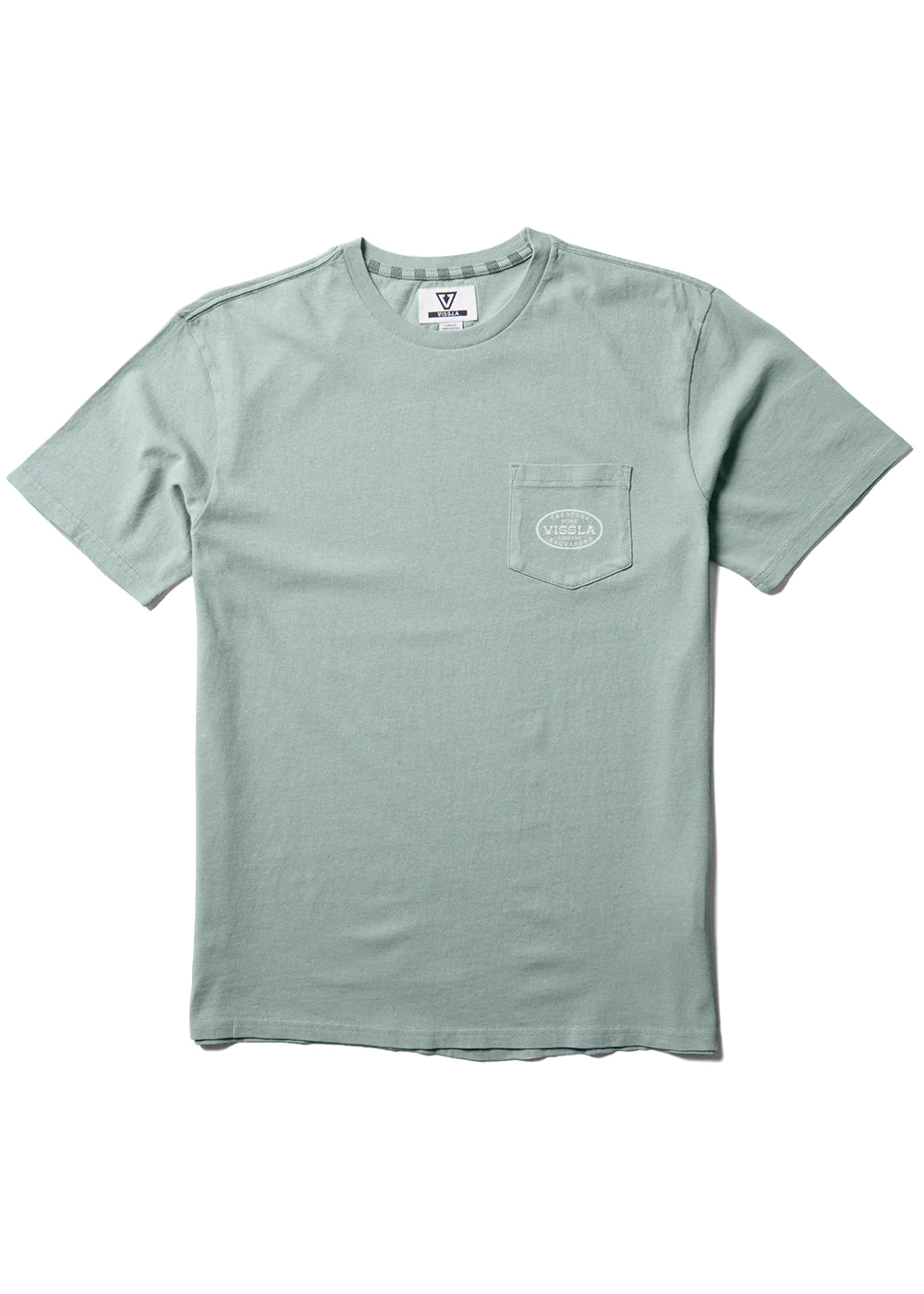 Vissla Buckled SS Pocket Tee Agave