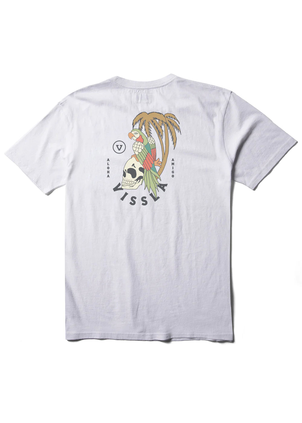 Vissla Parrodise SS Pocket Tee White