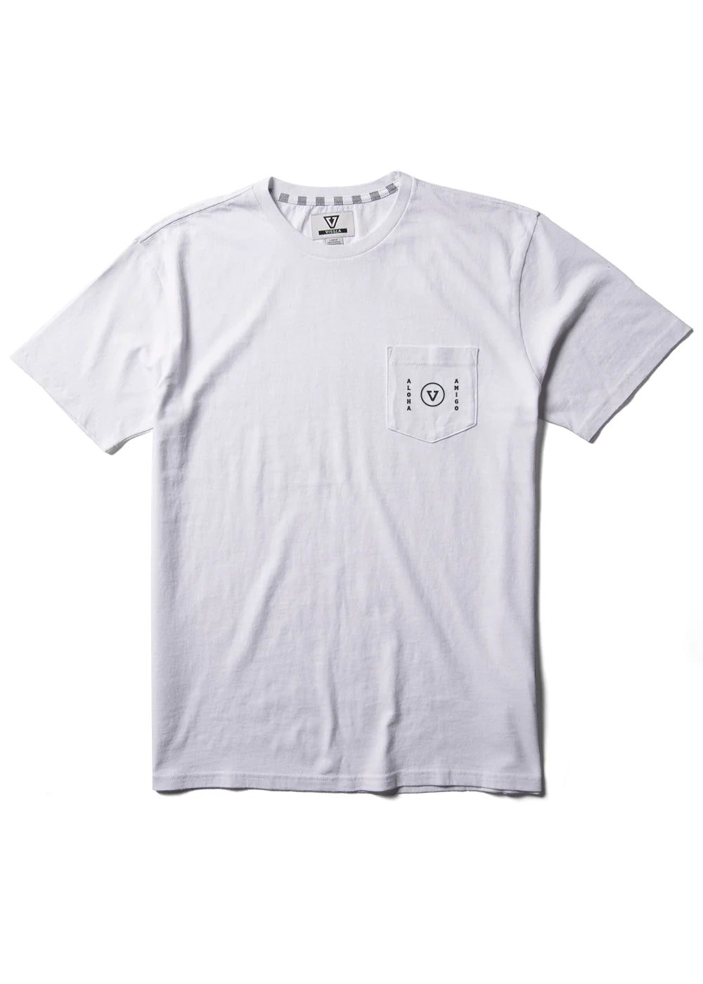 Vissla Parrodise SS Pocket Tee White