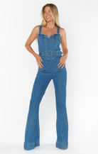 Show Me Your Mumu Crossroads Jumpsuit Sky RiderShow Me Your Mumu Crossroads Jumpsuit Sky Rider | Vagabond Apparel Boutique