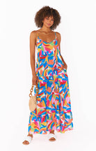 Show Me  Your Mumu Caroline Maxi Rainbow Pop | Vagabond Apparel Boutique