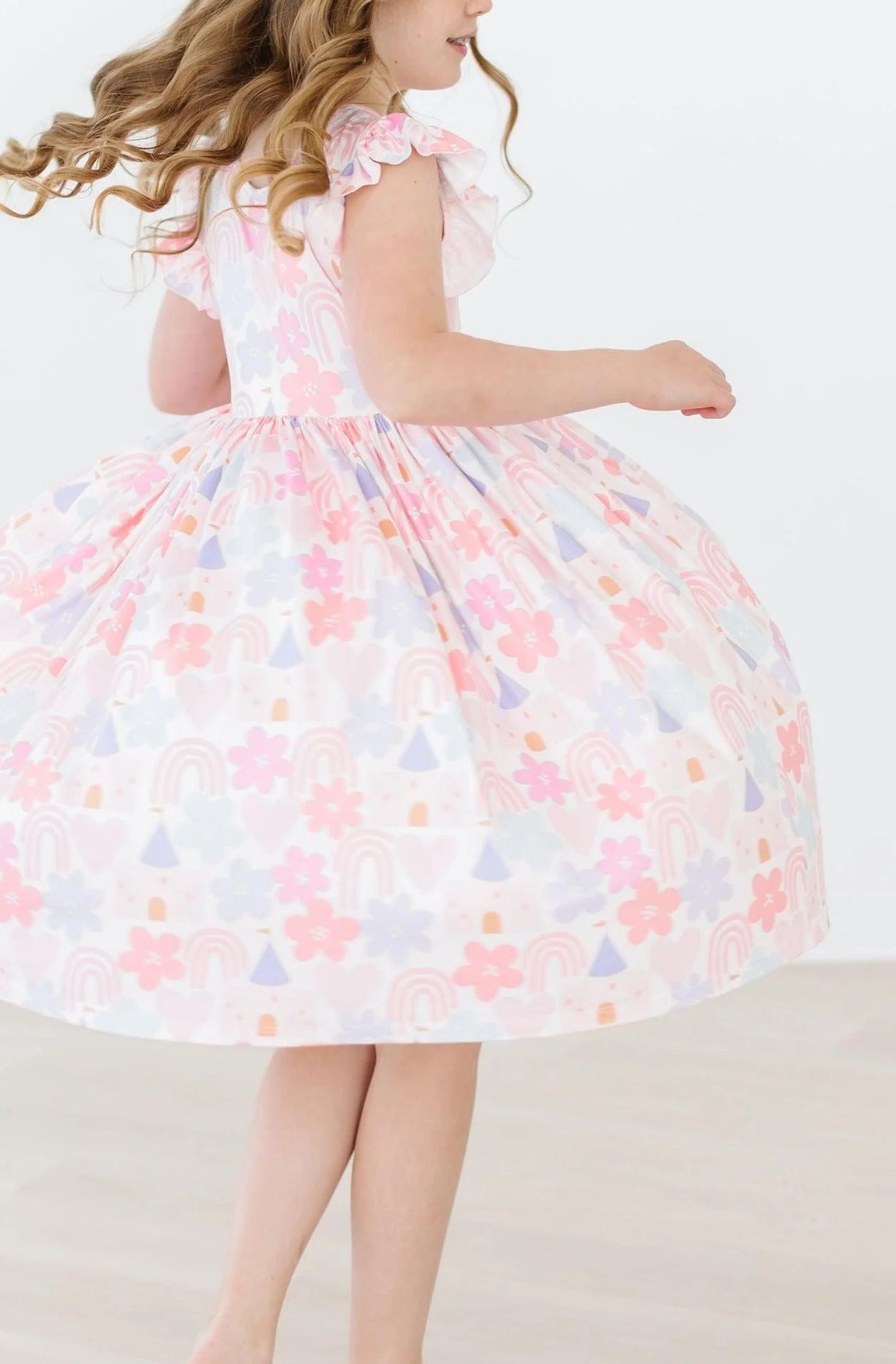 Mila & Rose Castles & Rainbows Twirl Dress | Vagabond Apparel Boutique