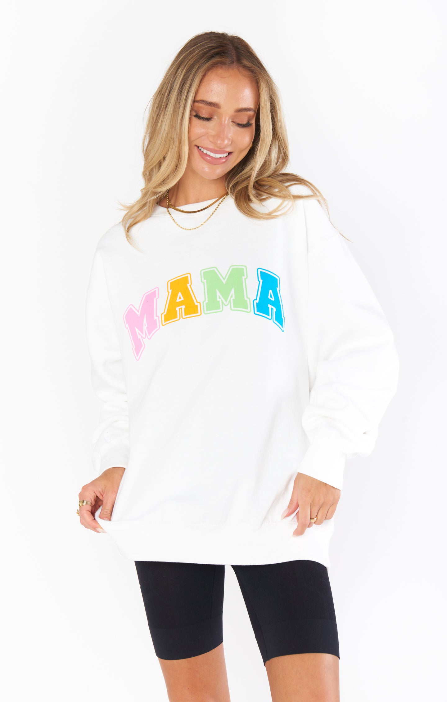 Show Me Your Mumu Stanley Mama Sweatshirt White