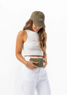 Aloha Mini Pouch Monochrome Olive | Vagabond Apparel Boutique