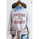 Illustrated Society North Pole University Sweatshirt | Vagabond Apparel Boutique