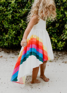 Oopsie Daisy Kid Hi Lo Rainbow Dress | Vagabond Apparel Boutique