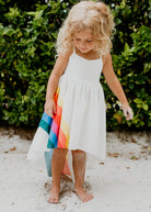 Oopsie Daisy Kid Hi Lo Rainbow Dress | Vagabond Apparel Boutique