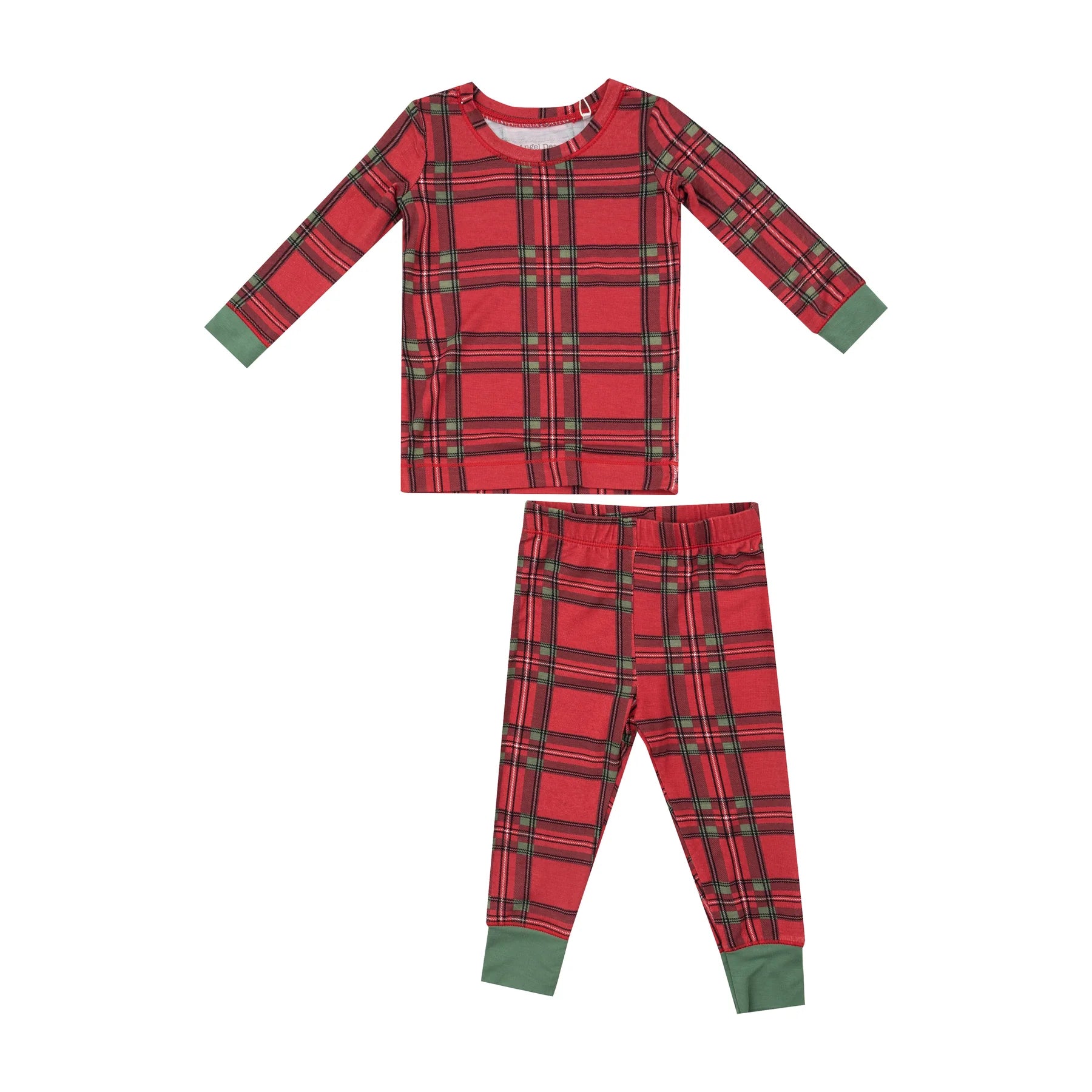 Angel Dear Plaid LS Loungewear Set | Vagabond Apparel Boutique