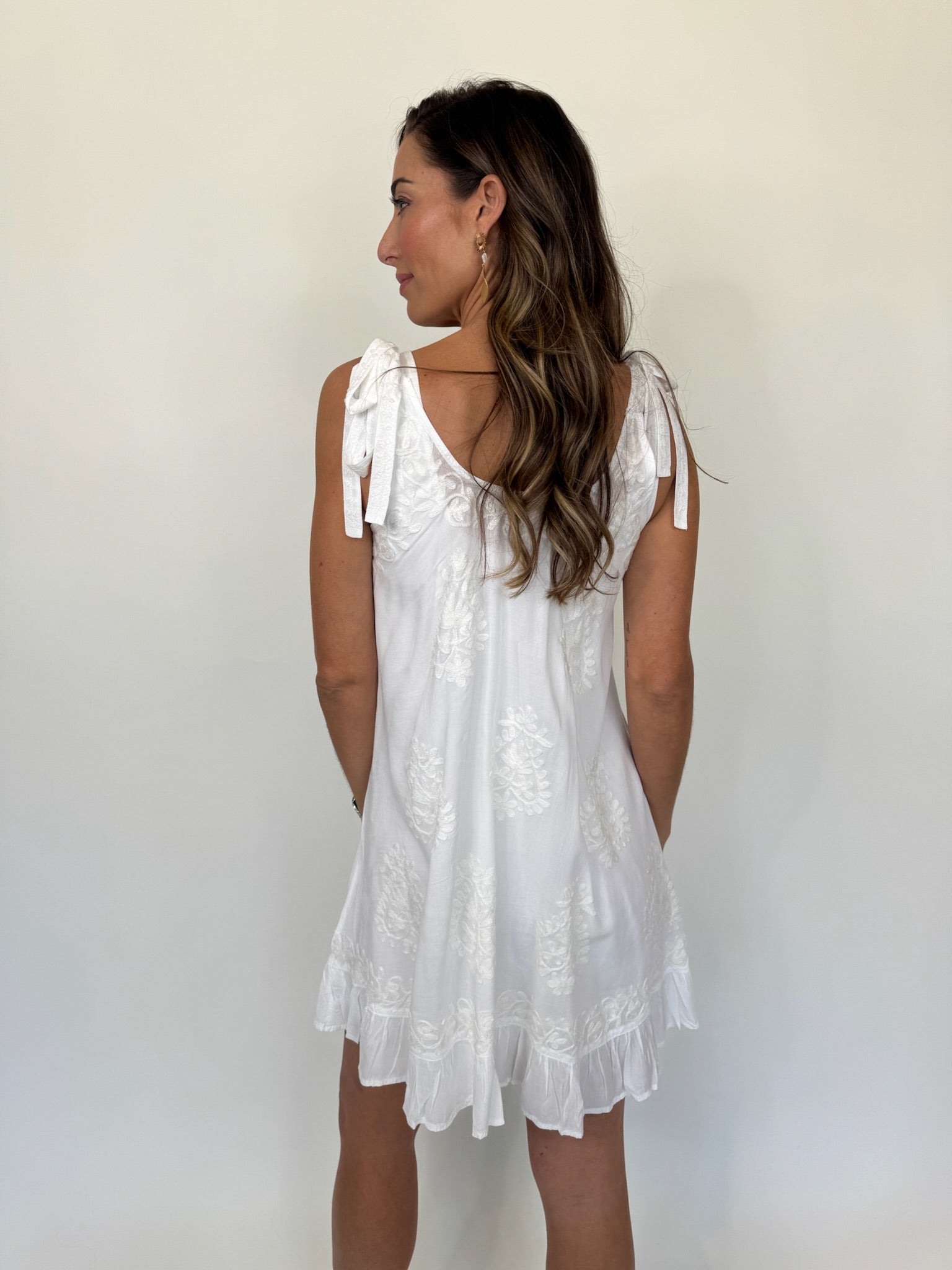 Pranella Remi Dress White | Vagabond Apparel Boutique