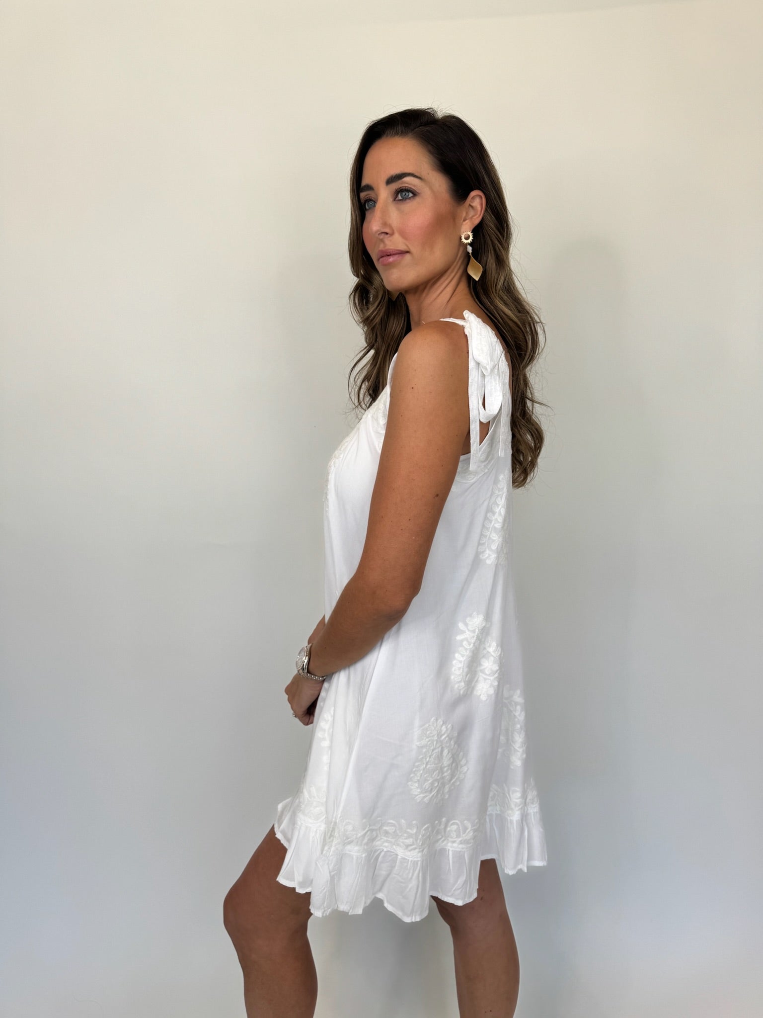 Pranella Remi Dress White | Vagabond Apparel Boutique