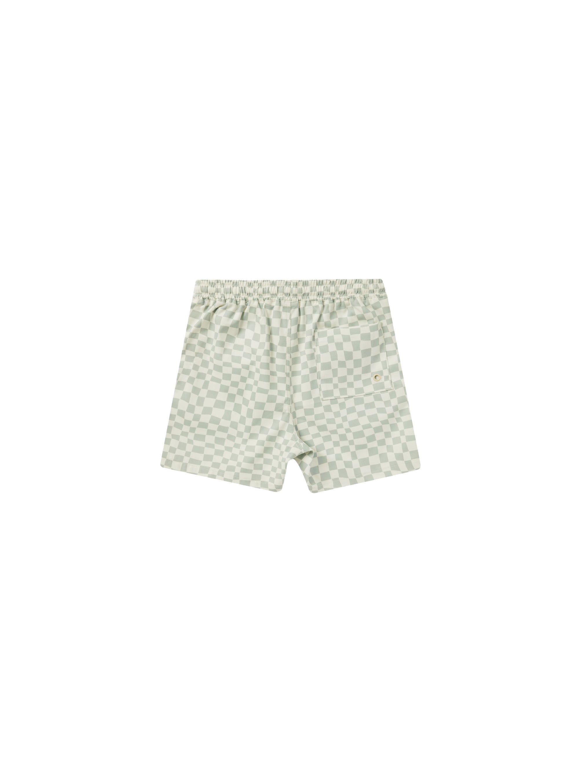 Rylee & Cru Boardshort Seafoam Check