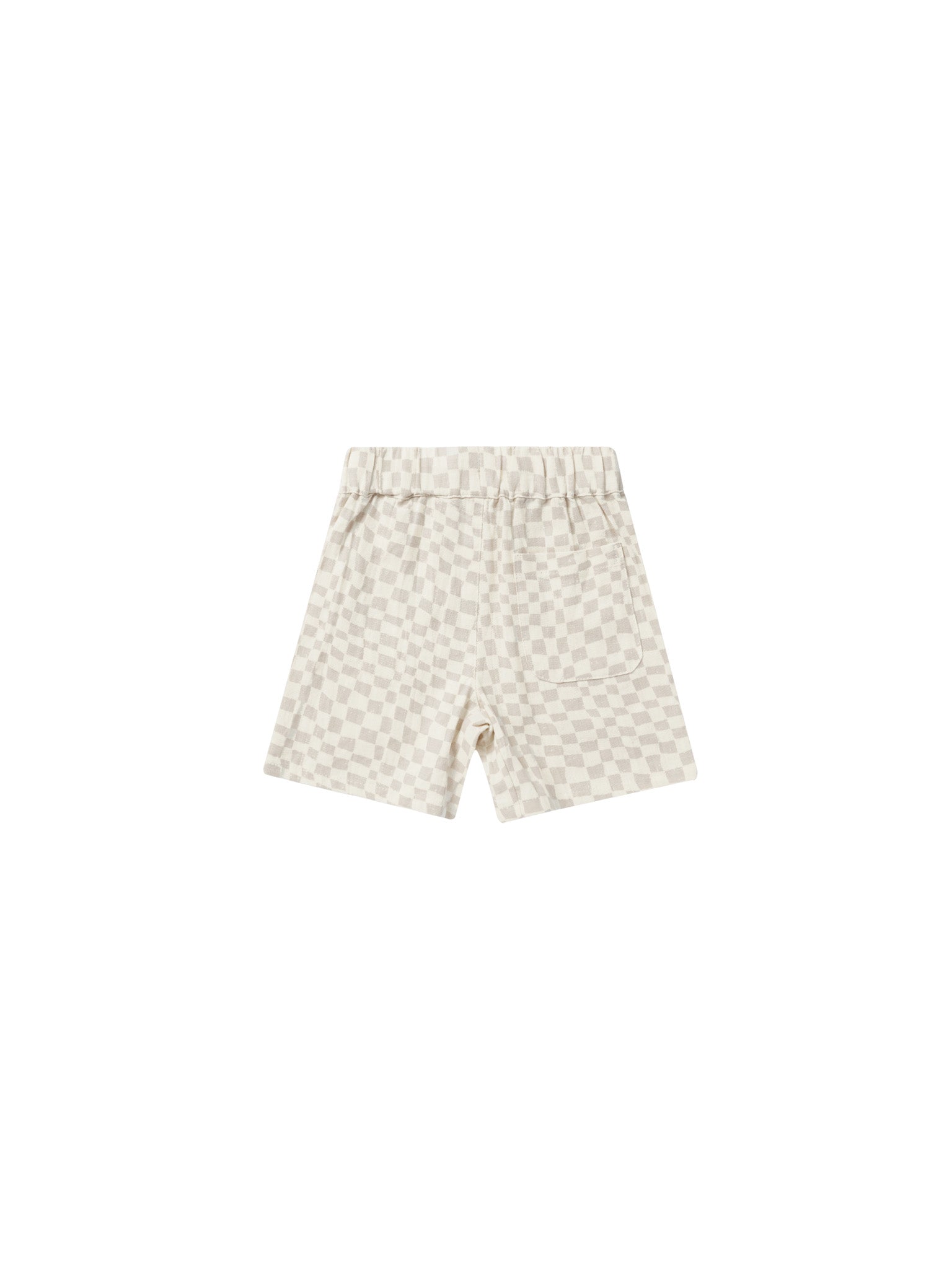 Rylee & Cru Bermuda Short Dove Check