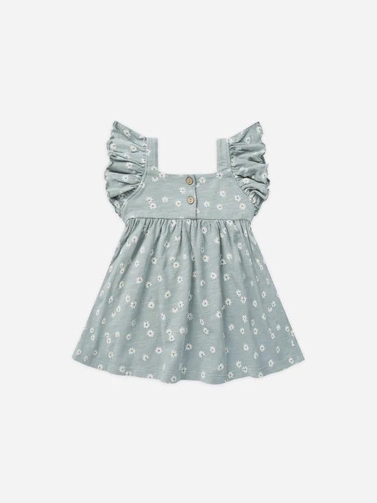 Rylee & Cru Mariposa Dress Blue Daisy