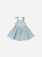 Rylee & Cru Summer Dress Blue Check