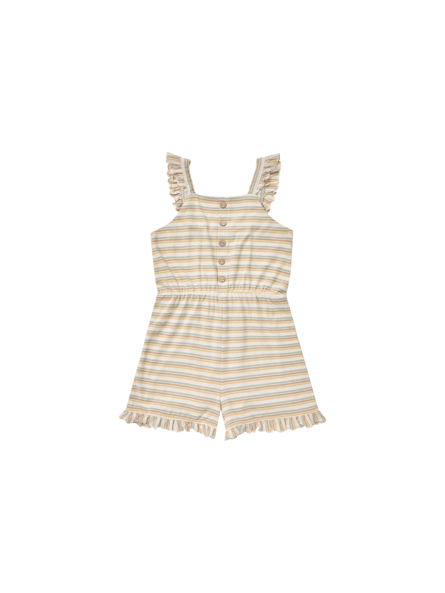 Rylee & Cru Addy Romper Vintage Stripe