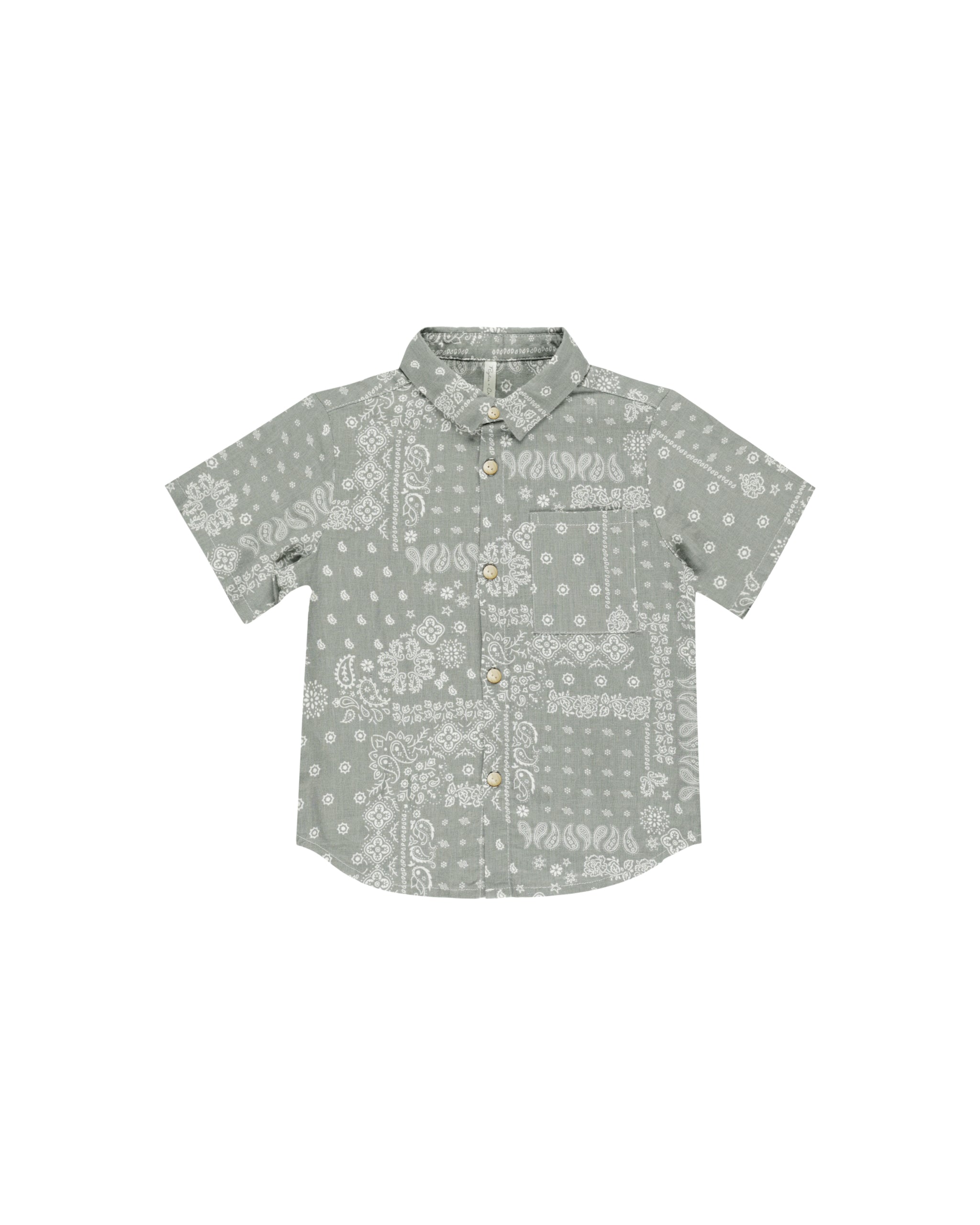 Rylee & Cru Collared Short Sleeve Shirt | Vagabond Apparel Boutique