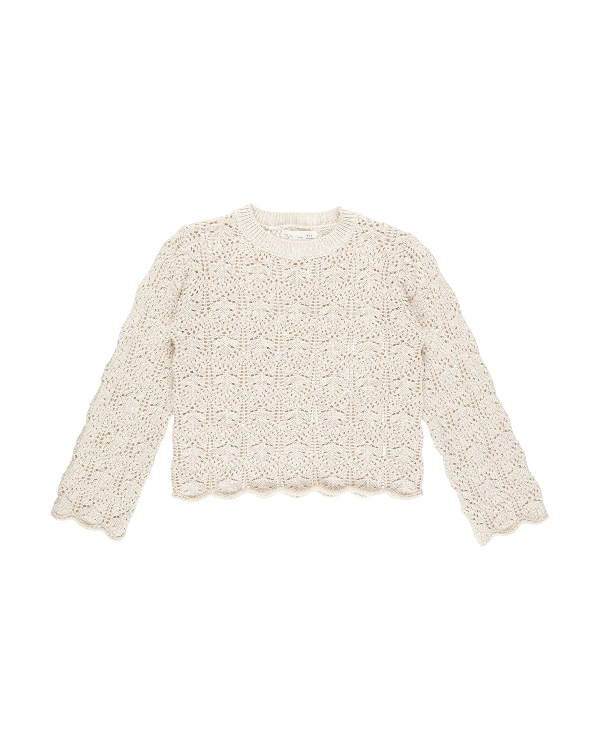  Rylee & Cru Crochet Knit Pullover | Vagabond Apparel Boutique