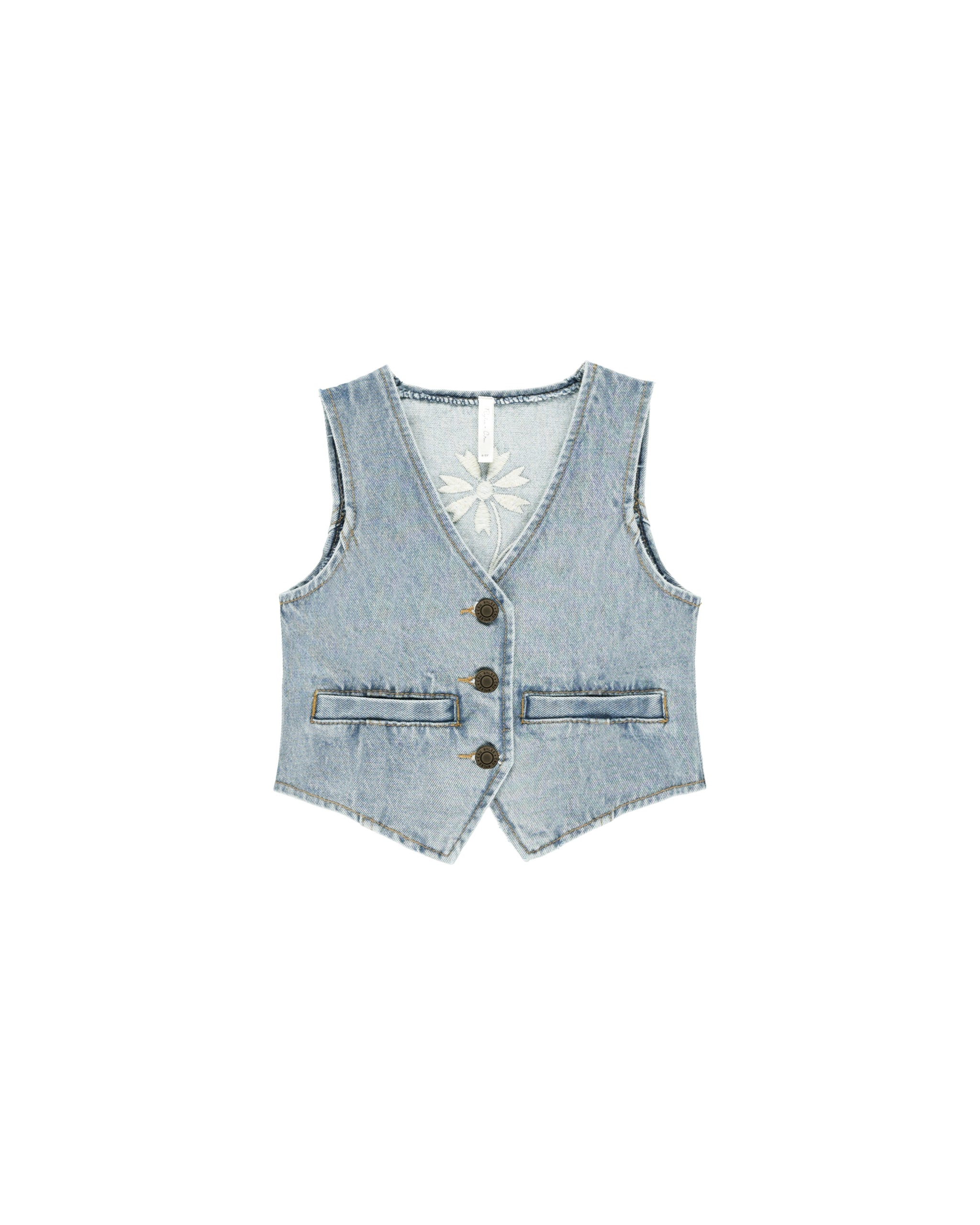 Rylee & Cru Denim Vest | Vagabond Apparel Boutique